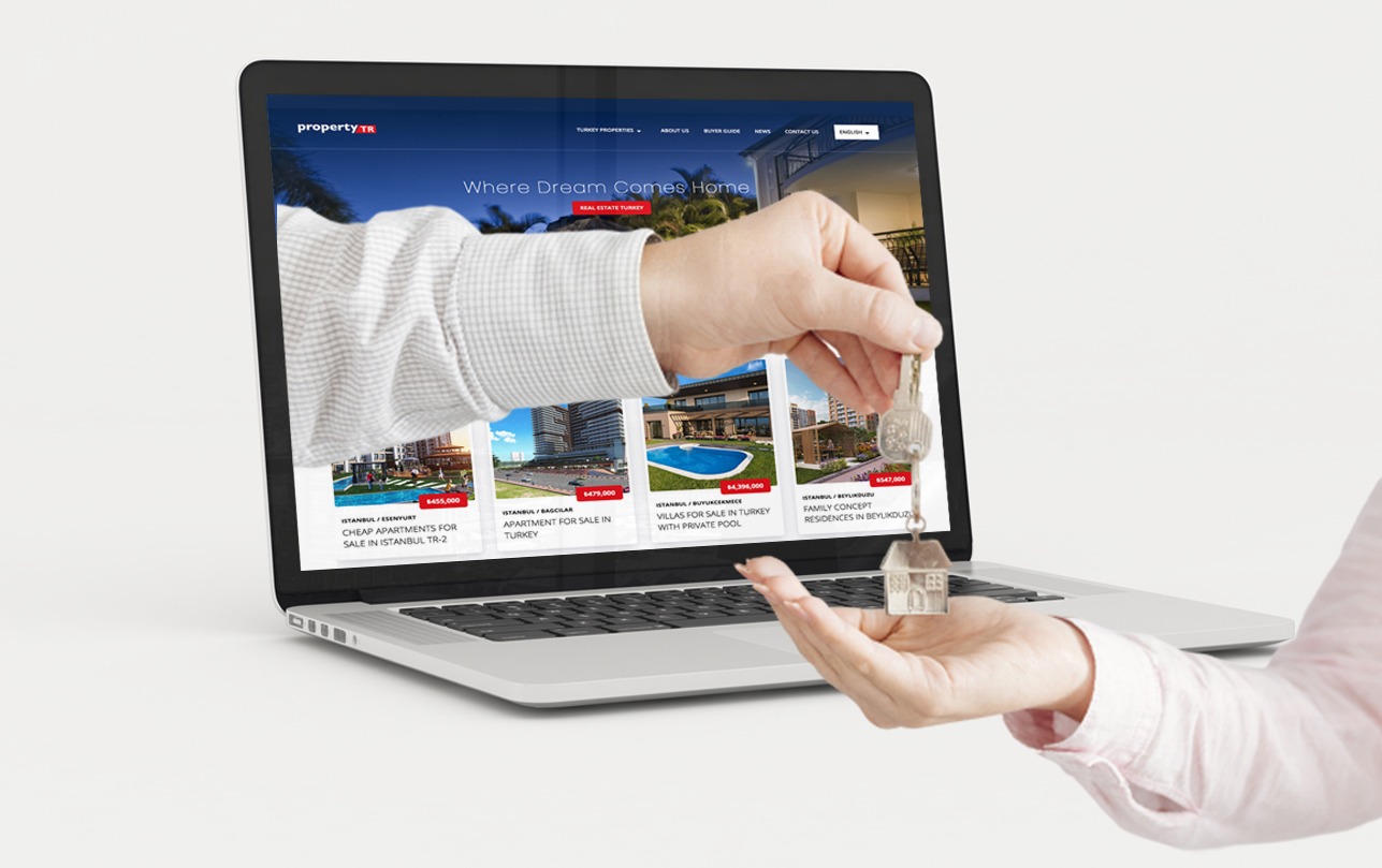What are the procedures to buy a property online in Turkey?