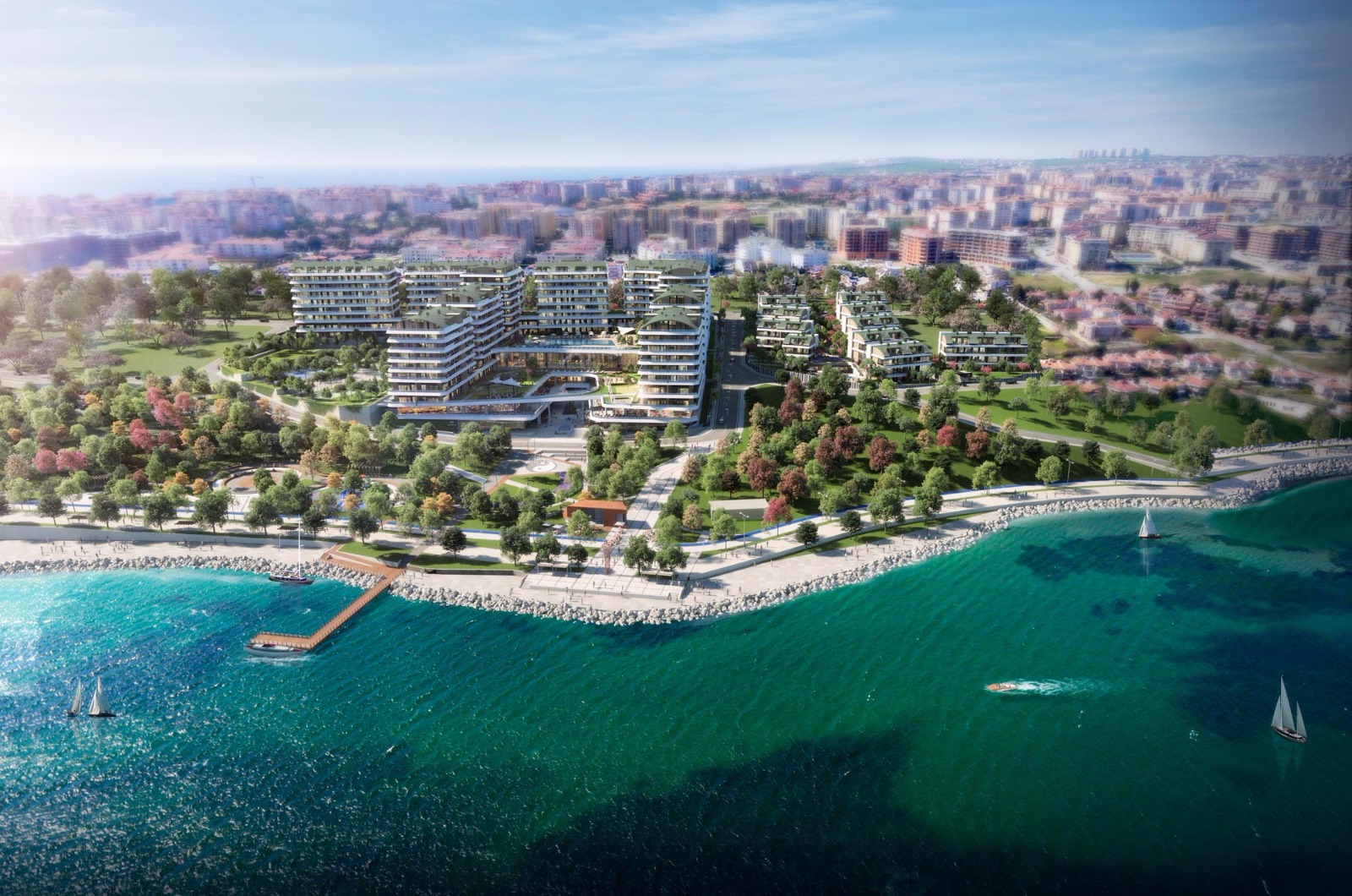 Sea view flats in Turkey
